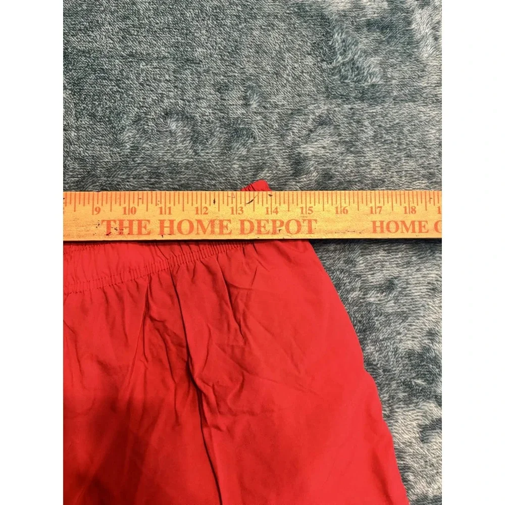 Polo Sport Ralph Lauren Mens M Red Swim Trunks Mesh Lined 7 Inseam